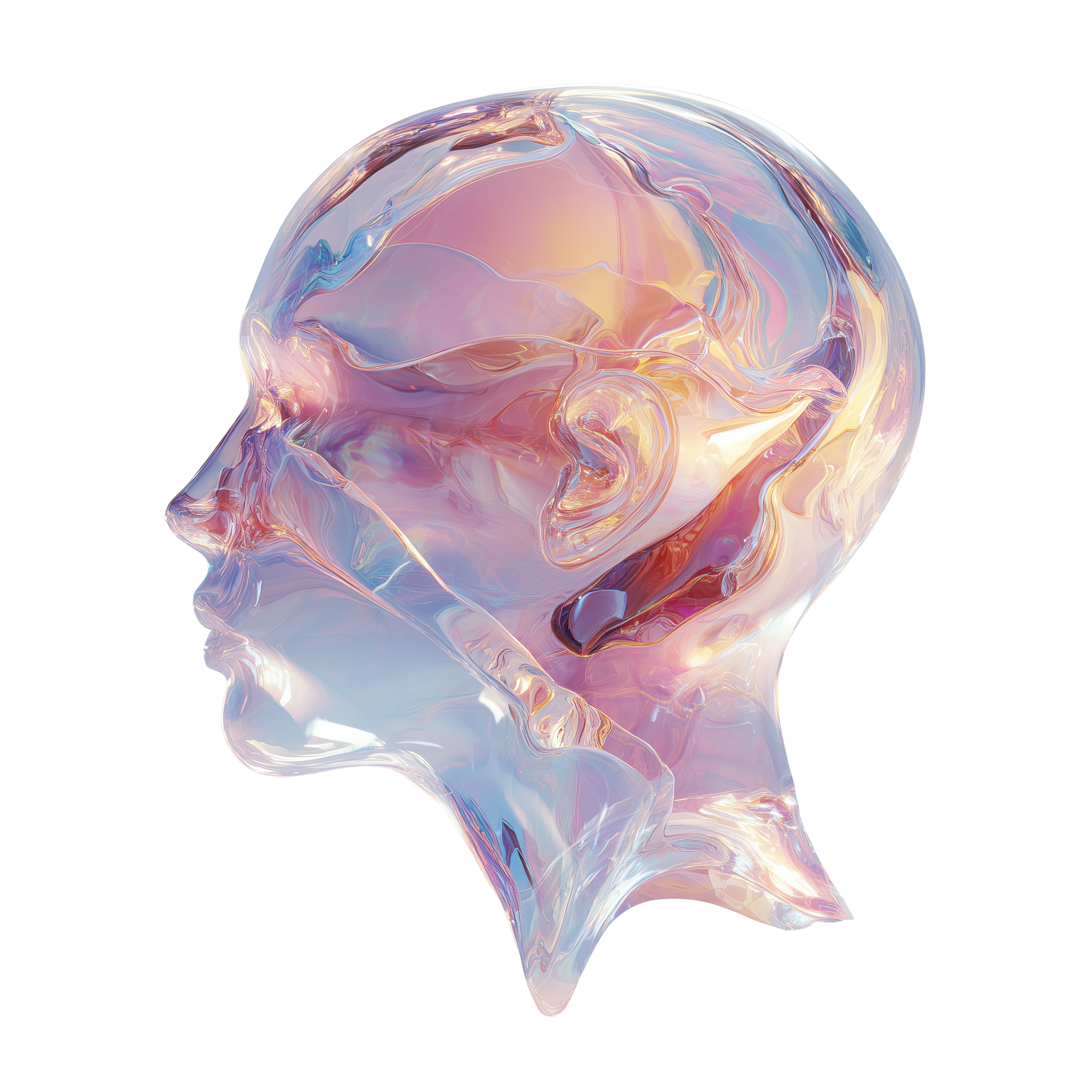 3D Head Illustration